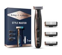King C. Gillette Style Master Recortadora Para Barba Sin Cable Para Hombre Con Hoja 4D
