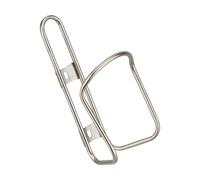 King Cage Portabidones de acero inoxidable Flat Top gris one_size