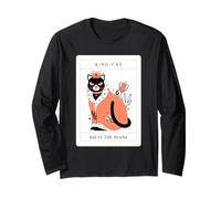 King Cat gobierna la casa (gráfico Divertido) Manga Larga