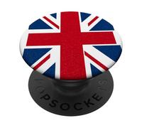King Charles Coronation British Royal Monarch Flag PopSockets PopGrip Adhesivo