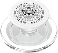 King Charles Coronation British Royal Monarch Flag PopSockets PopGrip para MagSafe