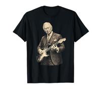 King Charles Playing - Guitarra eléctrica Rock Music UK Camiseta