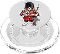 King Charles Spaniel Dog London King 's Guard Bandera de Inglaterra PopSockets PopGrip para MagSafe