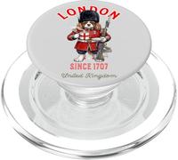 King Charles Spaniel Dog London King 's Guard Bandera de Inglaterra PopSockets PopGrip para MagSafe