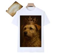 King Charles T-Shirt, King Dog T-Shirt, Various Patterns and Styles (1PCS-F,3XL)