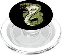 King Cobra Hissing - Camiseta para Amantes de la Serpiente desgastada PopSockets PopGrip para MagSafe