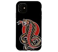 King Cobra Serpiente Serpiente Tatuaje Flash Carcasa para iPhone 11
