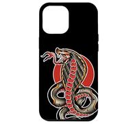 King Cobra Serpiente Serpiente Tatuaje Flash Carcasa para iPhone 12 Pro MAX