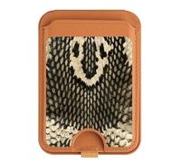 King Cobra Snake Skin - Soporte magnético para tarjetas para iPhone 16, 15, 14, 13 Pro Max, multicolor