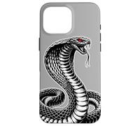 King Cobra Snake x Snake Serpiente Cobra Blackwork Carcasa para iPhone 16 Pro MAX