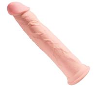 King Cock 11" Triple Density Cock, Light, 28 cm