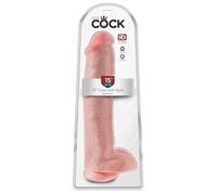 King Cock 15 With Balls Flesh Dildo - 1 Unidad