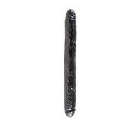 King Cock 16 Inch (40,64 cm) Negro Double Dildo - 817 gr