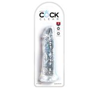 King cock - clear pene realistico 19.7 cm transparente