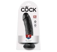 King Cock 8 Inch Black