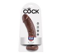 KING COCK - 8 PENE MARRON 20.3 CM