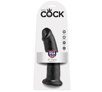 KING COCK - 9 PENE NEGRO 22.9 CM