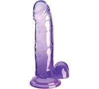 PIPEDREAM Dildos clásicos King Cock Clear 7 w balls pink