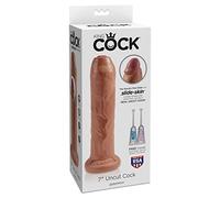 KING COCK - PENE REALISTICO CON PREPUCIO 17.8 CM CARAMELO