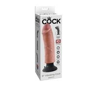 King Cock Dildo Vibrador 20.32cm Natural 1ud
