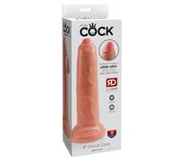 KING COCK Dildos clásicos 9 in. Uncut - Flesh