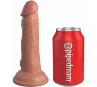 KING COCK - ELITE DILDO REALISTICO SILICONA 15.2 CM CARAMELO