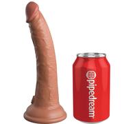 KING COCK - ELITE DILDO REALISTICO SILICONA 17.8 CM CARAMELO