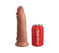 KING COCK - ELITE DILDO REALISTICO VIBRADOR & SILICONA 20.3 CM CARAMELO