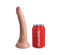 KING COCK - ELITE DILDO REALISTICO VIBRADOR & SILICONA CONTROL REMOTO 17.8 CM