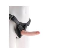 King cock - harness con pene realÃstico 17.8 cm