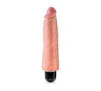 King Cock Vibrador Realístico Stiffy 20.3 cm Natural - Diseño Auténtico Con Múltiples Velocidades