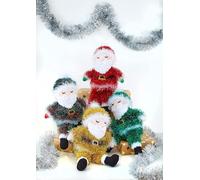 King Cole Tinsel & DK - Patrón de punto para decoración de Papá Noel durmiendo (9163), multicolor, talla única