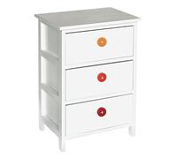 King Collection King Home c656733 cajonera 3 cajones madera, 40 x 29 x 58H