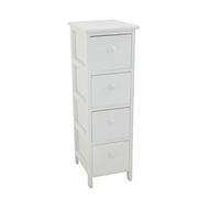 King Collection King Home c656934 cajonera 4 cajones Madera, 26 x 32 x 81h