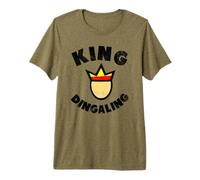 King Ding-A-Ling Humor Adulto Divertido Camiseta Premium
