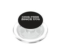 King Free Desde 1776 4 de Julio Día de la Independencia Democracia de Estados Unidos PopSockets PopGrip para MagSafe