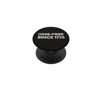 King Free Desde 1776 4 de Julio Día de la Independencia Democracia de Estados Unidos PopSockets PopGrip Adhesivo