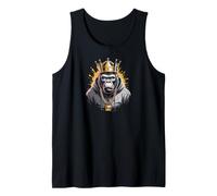 King Gang Gorilla Primate Hip Hop Graphic Apparel Camiseta sin Mangas