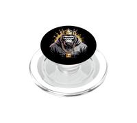 King Gang Gorilla Primate Hip Hop Graphic Apparel PopSockets PopGrip para MagSafe