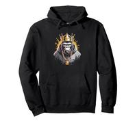King Gang Gorilla Primate Hip Hop Graphic Apparel Sudadera con Capucha