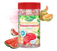KING GEORGE Bebida instantánea de té de melón, sandía, 12 x 400 g, bebida instantánea, caliente y fría un placer, paquete de almacenamiento de té de migas, bebida para verano, cumpleaños, fiesta