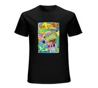 King Gizzard And The Lizard Wizard Brooklyn - Camiseta de acero para hombre con impresión gráfica, Negro , XL