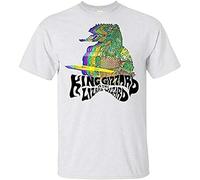 King Gizzard and The Lizard Wizard Men's T-Shirt Unisex White Cotton Print tee Shirts S