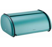 KING HOFF Paneras de metal, panera espaciosa de metal, pan y galletas, larga conservación y frescura, 44 cm x 27 cm x 18,5 cm (verde)