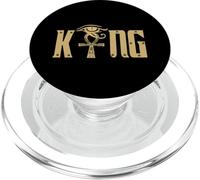 King Husband Man with Egyptian Ankh Couple PopSockets PopGrip para MagSafe