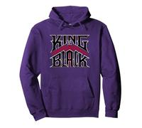 King In Black Logo Marvel Publishing Sudadera con Capucha, Unisex para Adultos, Morado, S
