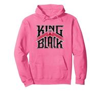 King In Black Logo Marvel Publishing Sudadera con Capucha, Unisex para Adultos, Rosa Brillante, XL