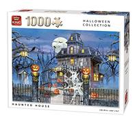 King International- Casa embrujada de Halloween Rompecabezas, Color Blanco (5723)