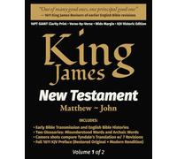King James New Testament - "Diligently Compared and Revised": Super Giant 16pt Clarity Print • KJV Historic Edition (Vol. 1) (King James New Testament ... Diligently Compared and Revised")