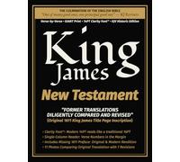 King James New Testament - Diligently Compared and Revised: Verse-by-Verse • GIANT Print • 14PT Clarity Font • KJV Historic Edition